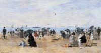 Boudin, Eugene - Trouville, Beach Scene